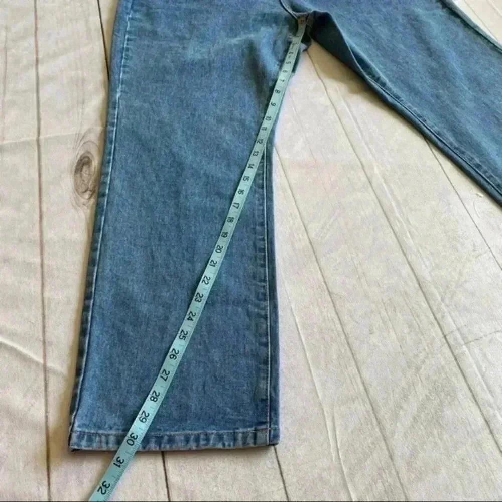 Missguided NWT Light Blue High Rise Boyfriend Jean 12R - Picture 12 of 15